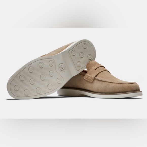 FootJoy Men's Tan Suede Loafers-Various Sizes NIB⛳️ - Picture 5 of 10